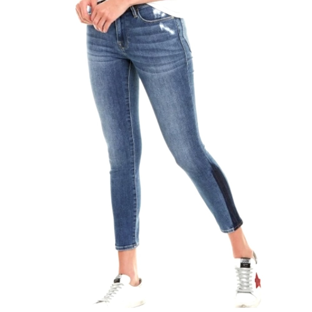 Frame Le High Jazz Distressed Skinny Jeans Size 27